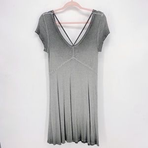 American Eagle Outfitters Gray Mini Dress